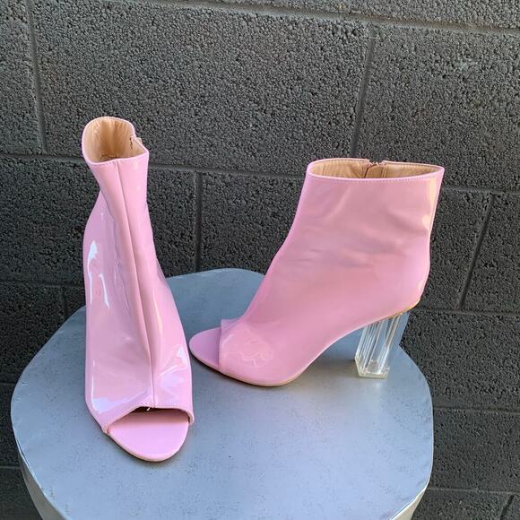 Yoki Patent Leather High Booties - Picture 3 of 8